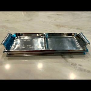 Silver-tone Divided Tray